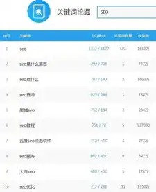 深度解析，SEO关键词优化策略全攻略，seo关键词优化软件