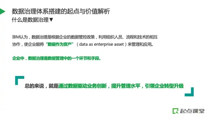 数据治理，构建企业数据资产价值最大化之道，数据治理 pdf