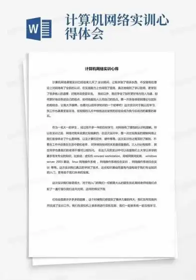 计算机网络实训心得与总结——理论与实践的完美融合，计算机网络实训报告书