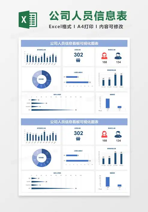 Excel数据可视化看板，打造高效信息展示的秘诀解析，数据可视化图表excel看板怎么设置颜色