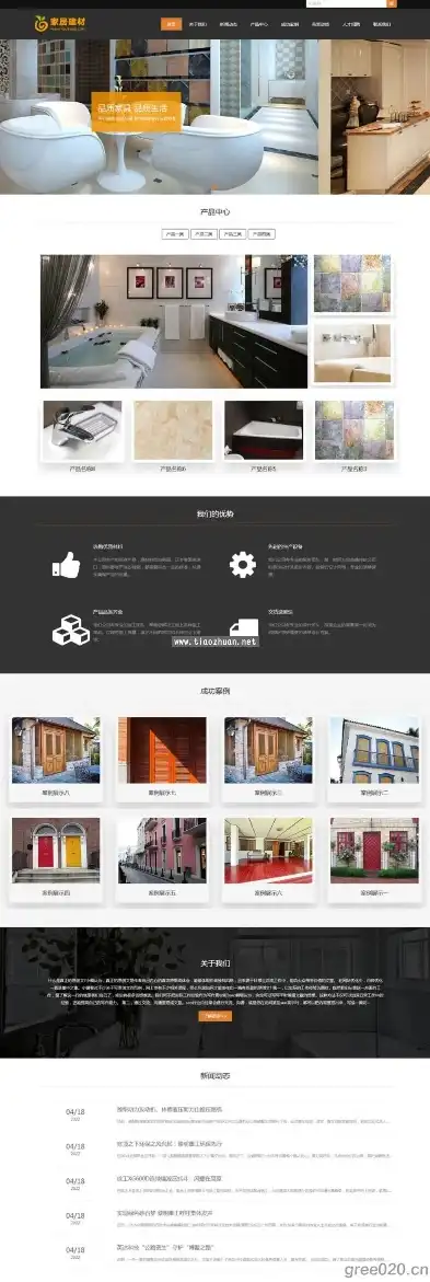 家居建材网站源码，打造个性化家居体验的利器，家居建材网站源码大全
