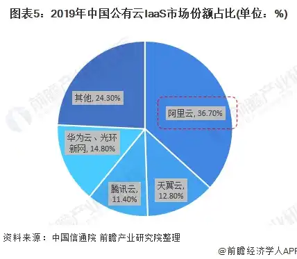 2020年公有云市场规模分析，全球趋势、区域差异及未来发展展望，2020年公有云市场份额