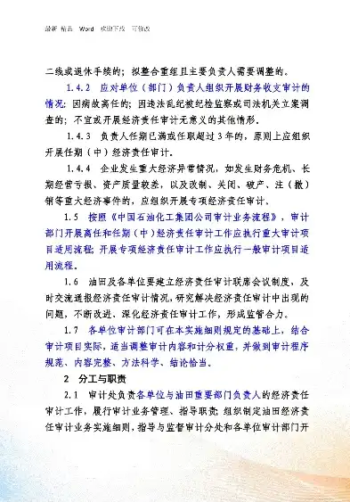 审计专员安全生产责任制实施细则与执行标准，安全审计情况