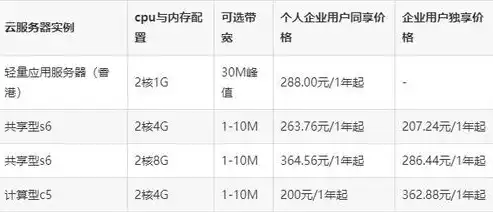 全面解析——专业服务器租用报价单详细内容与解析，服务器租用低价